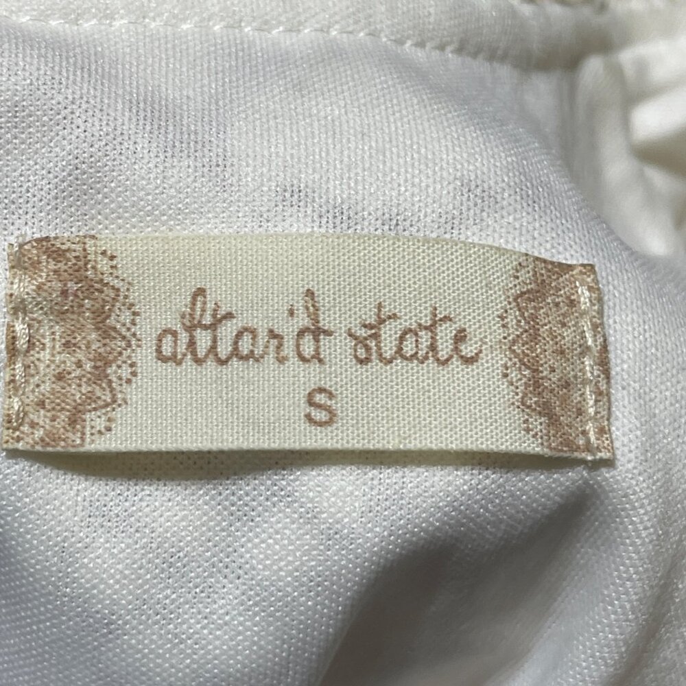 Altar'd State Fit & Flare Dress Cut Out Lace Size S Small Creamy White - Picture 6 of 9